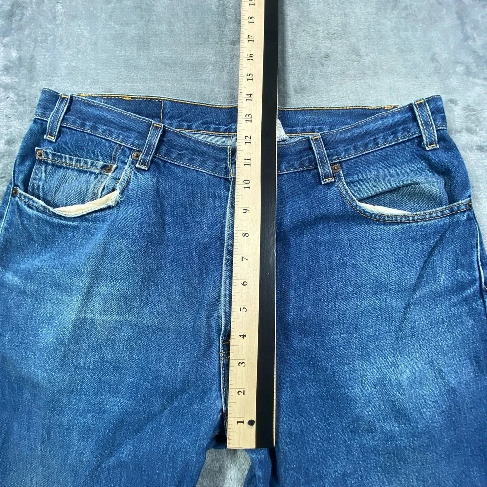 Vintage Levis Jeans Mens 36x32 Blue Straight Leg Denim Pants Y2K 90s USA Red Tag